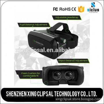 vr box shenzhen high quality 3d glasses vr box vr with headphone